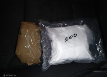 Valsts policija aiztur vīrieti, pie kura atrod narkotikas aptuveni 60 000 eiro vērtībā, piesaistīta “Omega”