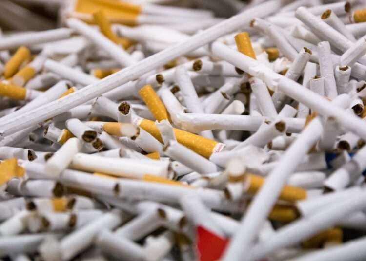 Pirmajā ceturksnī Rīgas reģionā atsavināti 2 miljoni nelegālo cigarešu (statistika)