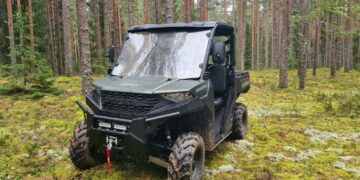 Valsts meža dienests iegādājies piecus kvadriciklus, kas palīdzēs dzēst meža ugunsgrēkus