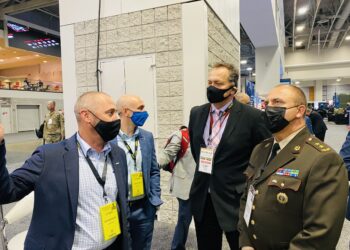 Latvijas aizsardzības industrijas delegācija viesojās  ASV armijas gada sapulcē un izstādē “AUSA 2021”