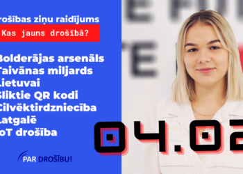 Kas jauns drošībā? 04.02.2021 – Bolderājas arsenāls, Cilvēktirdzniecība, IoT drošība u.c.