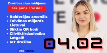 Kas jauns drošībā? 04.02.2021 – Bolderājas arsenāls, Cilvēktirdzniecība, IoT drošība u.c.