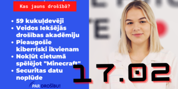 Kas jauns drošībā? 17.02.2022 – Par Minecraft nonāk cietumā, Securitas datu noplūde, u.c.