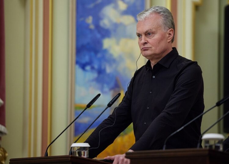 Lietuvas prezidents Nausēda uzskata, ka ES tiek īstenota piekāpšanās politika pret Krieviju Lietuvas prezidents Nausēda uzskata, ka ES tiek īstenota piekāpšanās politika pret Krieviju