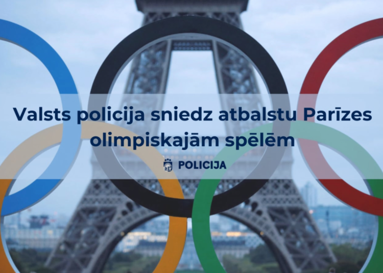 Valsts policija sniedz atbalstu Parīzes olimpiskajām spēlēm Valsts policija sniedz atbalstu Parīzes olimpiskajām spēlēm