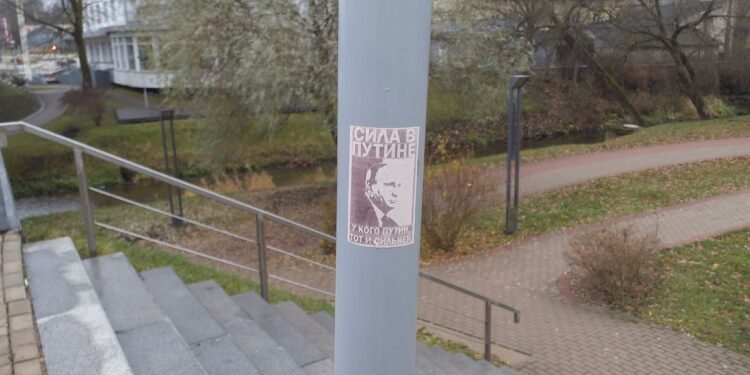 Kriminālvajāšanai nodots process par militārās agresijas slavinošu simbolu zīmēšanu uz ēku fasādēm Daugavpilī