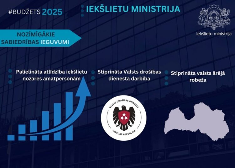 2025. gada budžets: Kas iekšējā drošībā saņems prioritāru finansējumu? 2025. gada budžets: Kas iekšējā drošībā saņems prioritāru finansējumu?