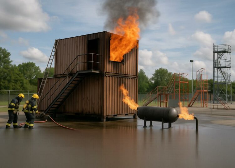 Ceturtdien atklās jauno Valsts ugunsdzēsības un glābšanas dienesta mācību poligonu Ceturtdien atklās jauno Valsts ugunsdzēsības un glābšanas dienesta mācību poligonu