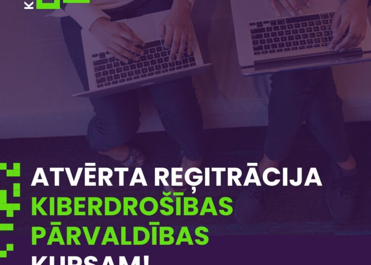 RTU aicina: no 15. jūlija līdz 25. jūlijam piesakies bezmaksas mācībām “Kiberdrošības pārvaldībā” RTU aicina: no 15. jūlija līdz 25. jūlijam piesakies bezmaksas mācībām “Kiberdrošības pārvaldībā”