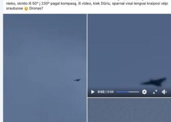 Lietuvā no Baltkrievijas ielidojis drons; pēdējo reizi manīts pie Viļņas