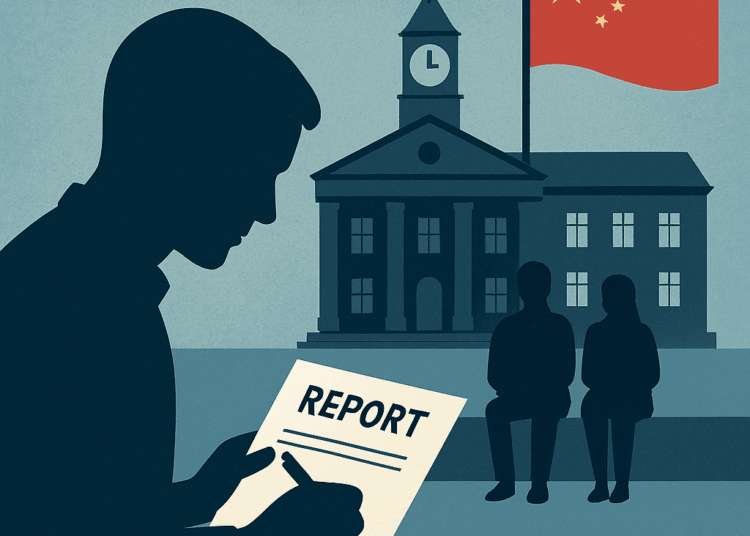 Ziņojums: Ķīnas studenti Eiropā tiek mudināti ziņot par kursabiedriem Ziņojums: Ķīnas studenti Eiropā tiek mudināti ziņot par kursabiedriem