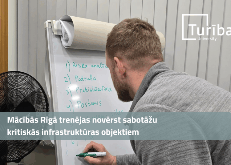Mācībās Rīgā trenējas novērst sabotāžu kritiskās infrastruktūras objektiem Mācībās Rīgā trenējas novērst sabotāžu kritiskās infrastruktūras objektiem