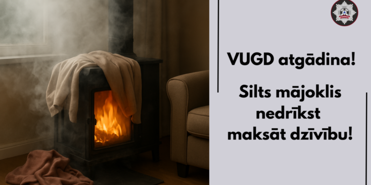 Šogad ugunsgrēkos mājoklī gājuši bojā jau deviņi cilvēki. VUGD aicina būt uzmanīgiem ar apkuri