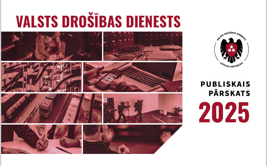 Valsts drošības dienests publicējis 2025. gada pārskatu